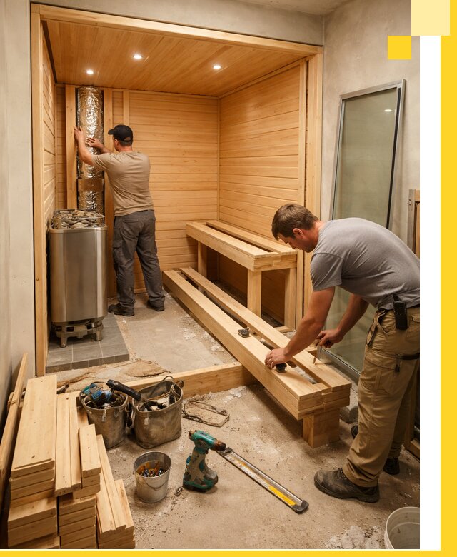 Проектирование и установка домашних саун под ключ в Северске