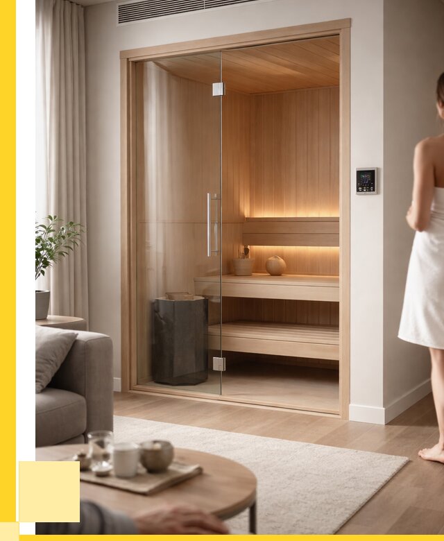 Сауна в квартире под ключ в Северске от 124740 р. ЭриданСвк