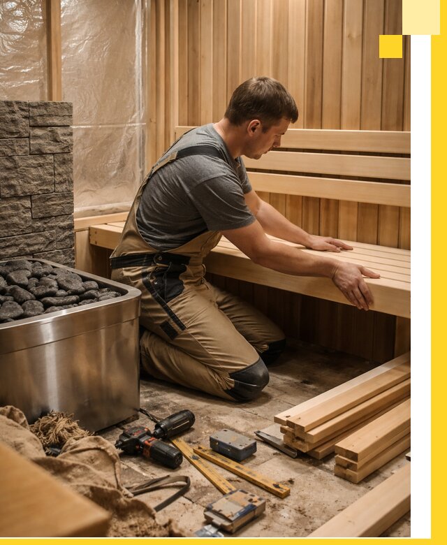 Сауны для дома под ключ с проектированием и монтажом в Северске