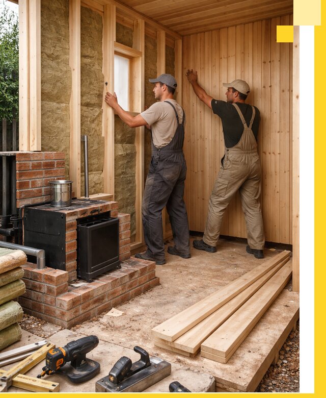 Строительство и установка дачных саун под ключ в Северске