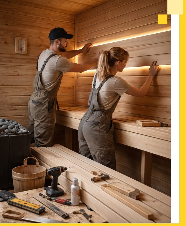 Дизайн саун и бань под ключ с индивидуальным проектом в Северске