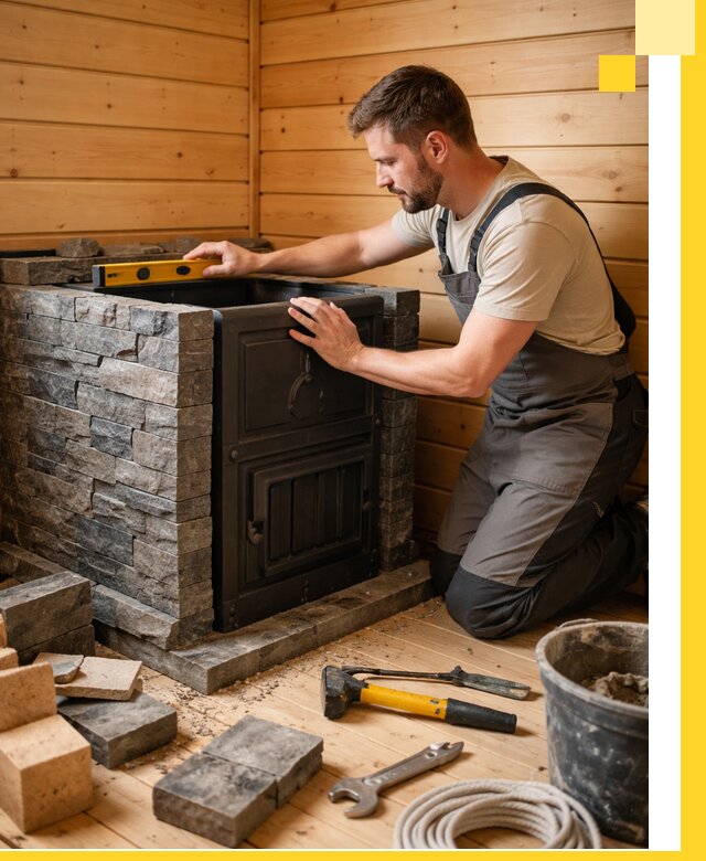 Производство и установка печей для саун под ключ в Северске