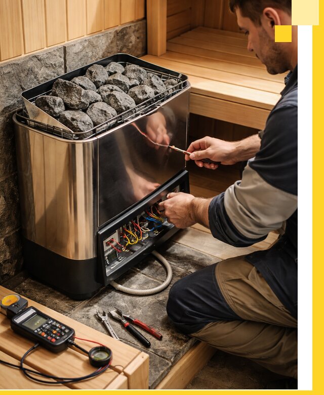 Продажа и установка электрокаменок для саун в Северске