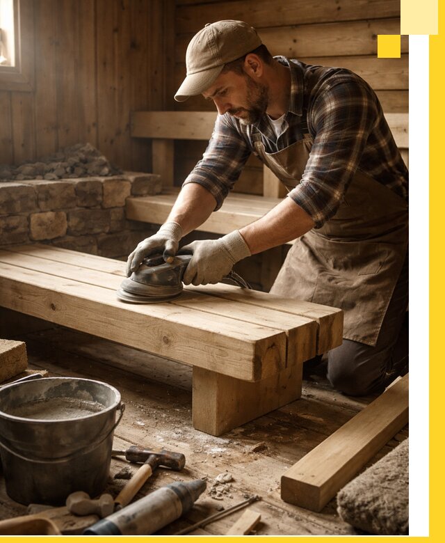 Ремонт бань под ключ в Северске с гарантией качества и сроков