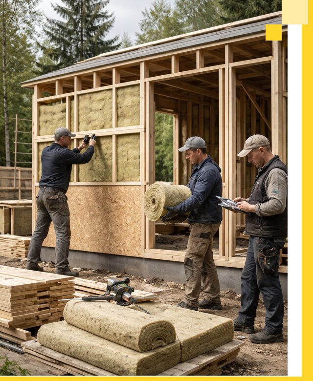 Проектирование и строительство каркасных бань в Северске под ключ