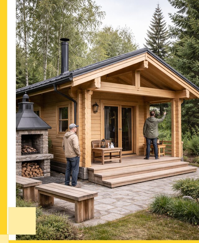 Деревянные бани под ключ в Северске от 467775 р. | ЭриданСвк