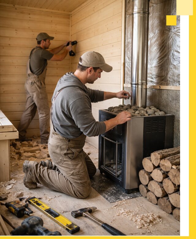 Строительство деревянных бань под ключ в Северске проекты и монтаж