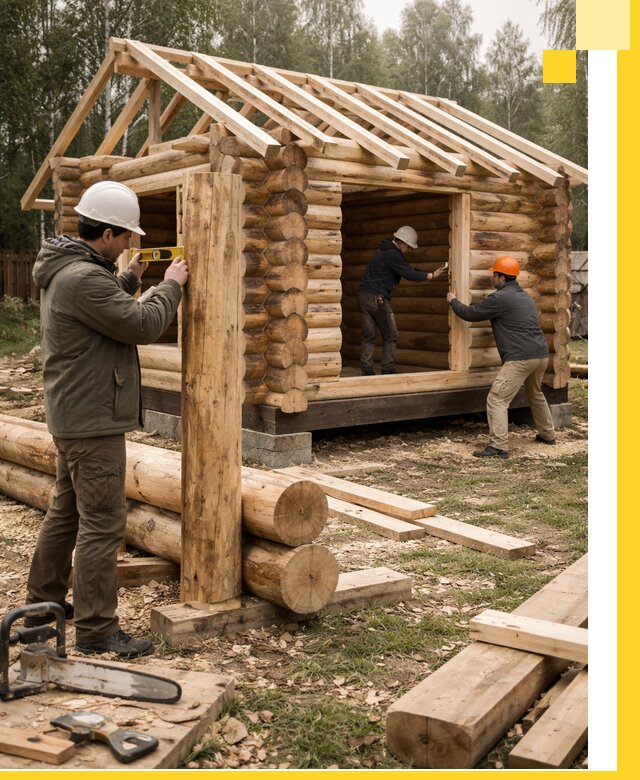 Строительство бань для дачи под ключ в Северске с доставкой и монтажом