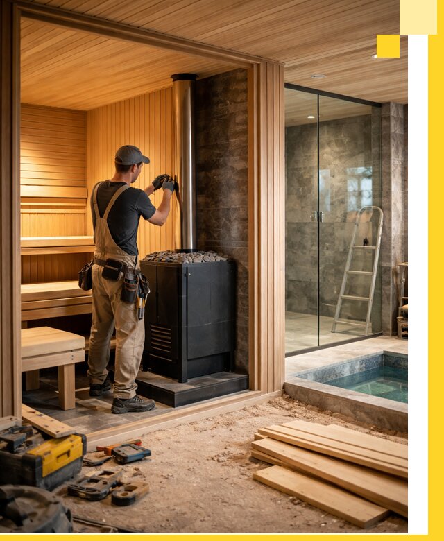 Полное строительство банных комплексов под ключ в Северске