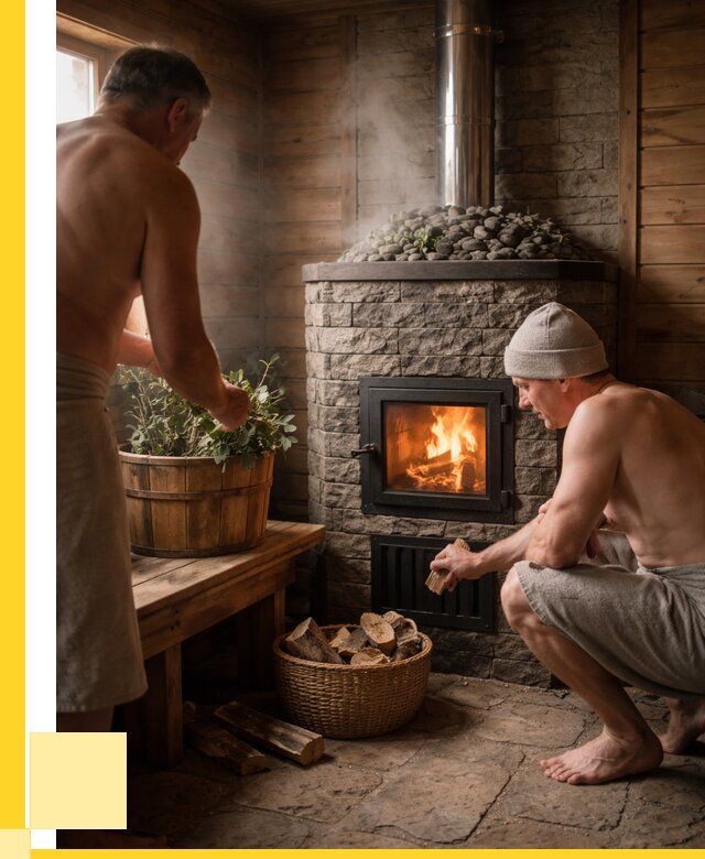 Банные печи под ключ в Северске от 46778 р. | ЭриданСвк кирпичная