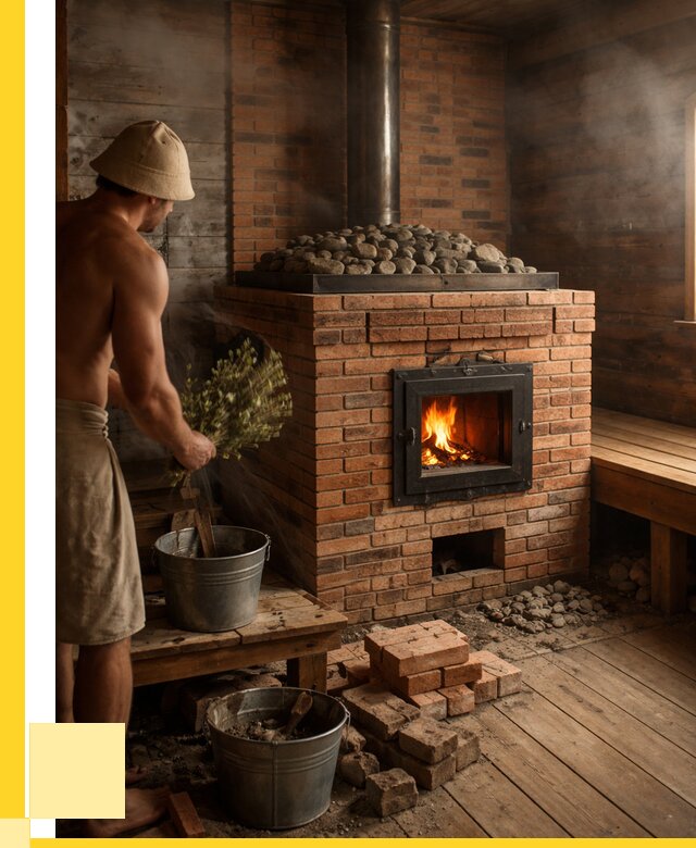 Кирпичные банные печи в Северске от 93555 р. | ЭриданСвк