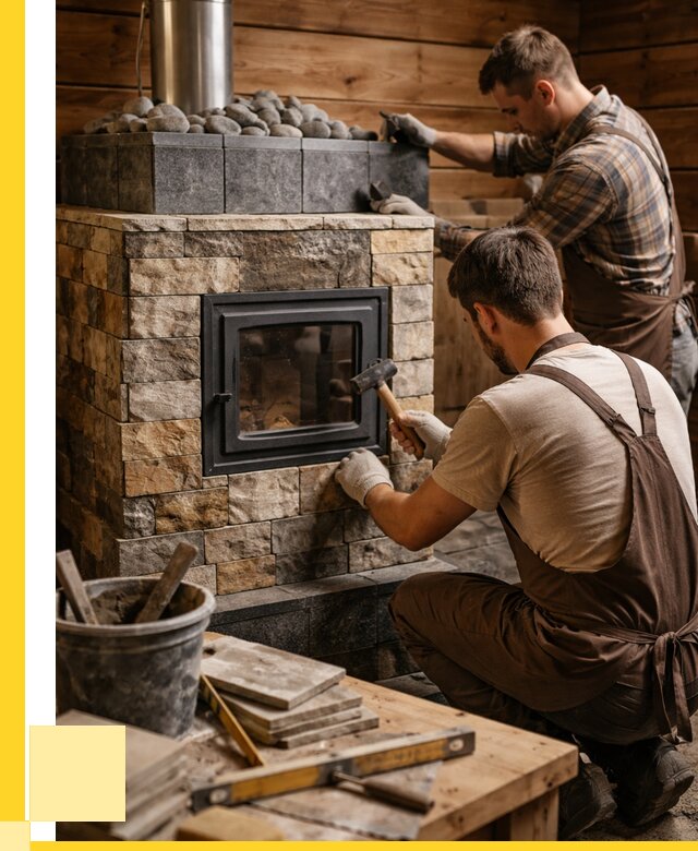 Облицовка банной печи в Северске от 15593 р. | ЭриданСвк