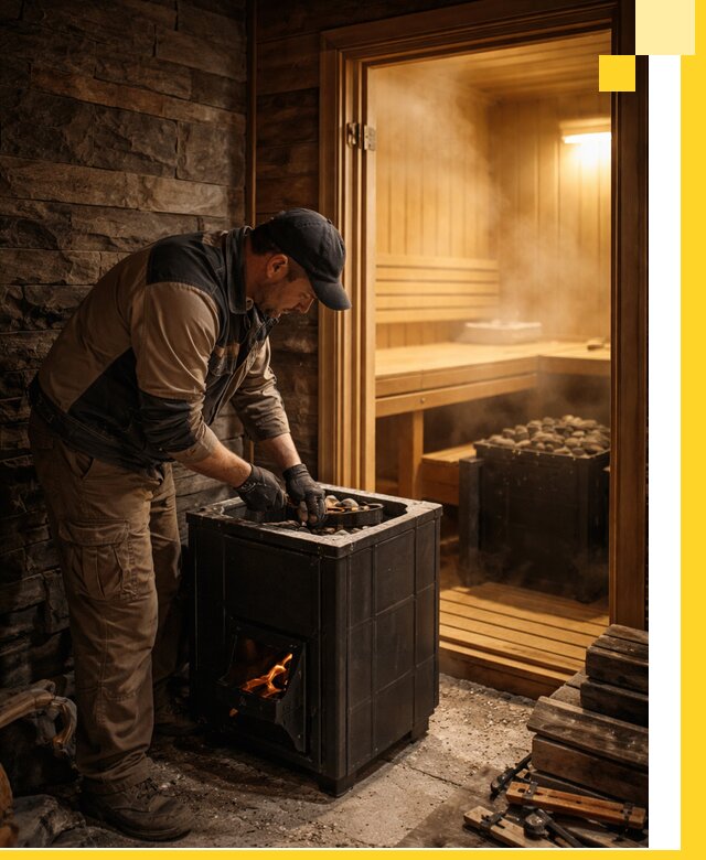 Строительство бани с сауной под ключ в Северске от проекта до сдачи