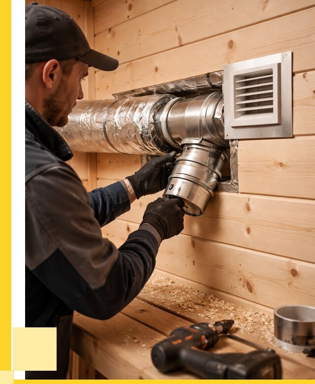 Монтаж вентиляции бани в Северске от 12474 р. | ЭриданСвк