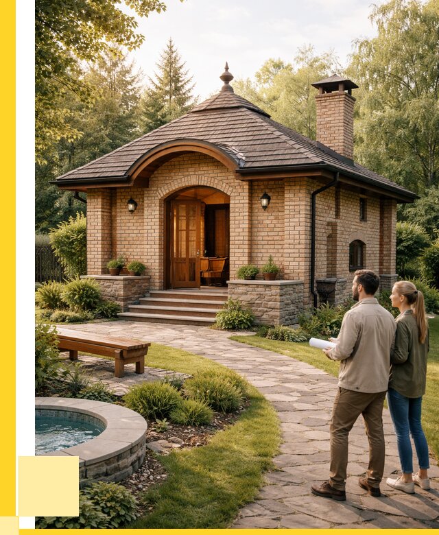 Проект кирпичной бани в Северске от 31185 р. | ЭриданСвк