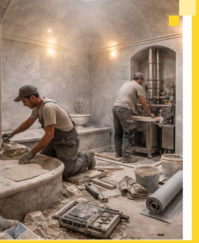 Строительство турецких бань хаммам под ключ в Северске