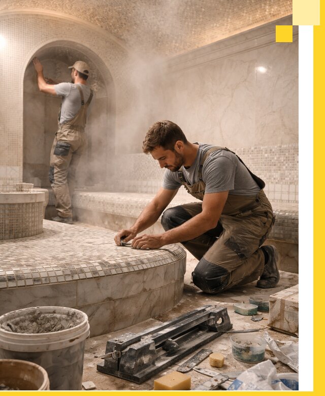 Профессиональный дизайн хамама и SPA под ключ в Северске