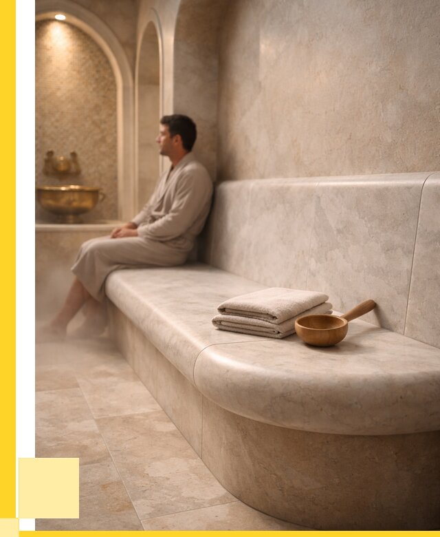 Сиденья для хамама в Северске под ключ от 12474 р. | ЭриданСвк