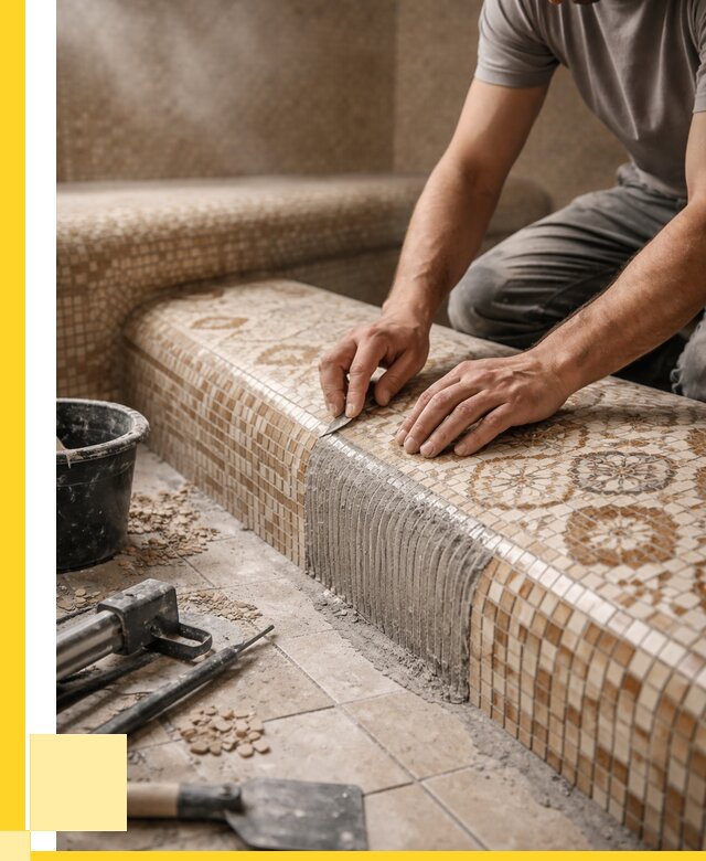 Плитка для хамама под ключ в Северске от 3638 р. | ЭриданСвк