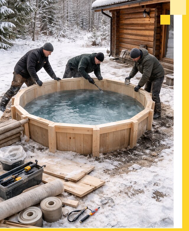 Изготовление и установка ледяных купелей под ключ в Северске