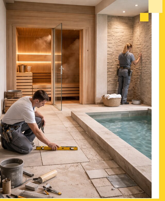 Комплексный дизайн и отделка интерьеров SPA под ключ в Северске